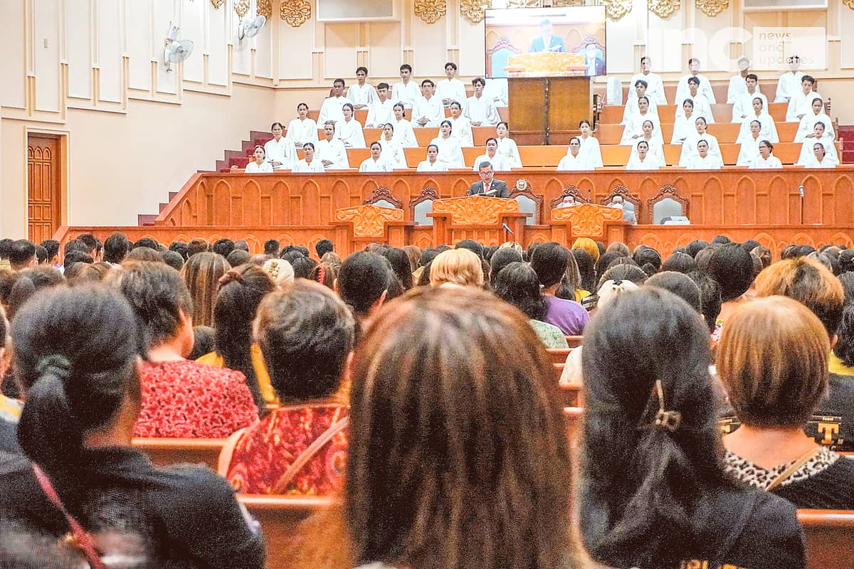 Bagong Silang 9 and Camarin congregations worship in the Ecclesiastical District of Caloocan North during the Worldwide Evangelical Missions on 14 June 2024.